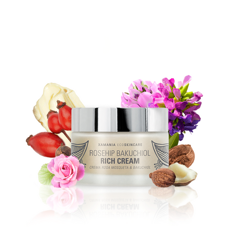 CREMA ROSA MOSQUETA BACKUCHIOL - ROSEHIP BAKUCHIOL CREAM XAMANIA  15GR