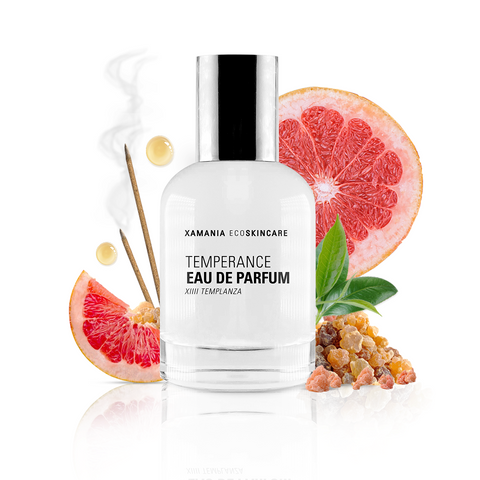 perfume-templanza-XIV-ingredientes-naturales-toronja-incienso-xamania